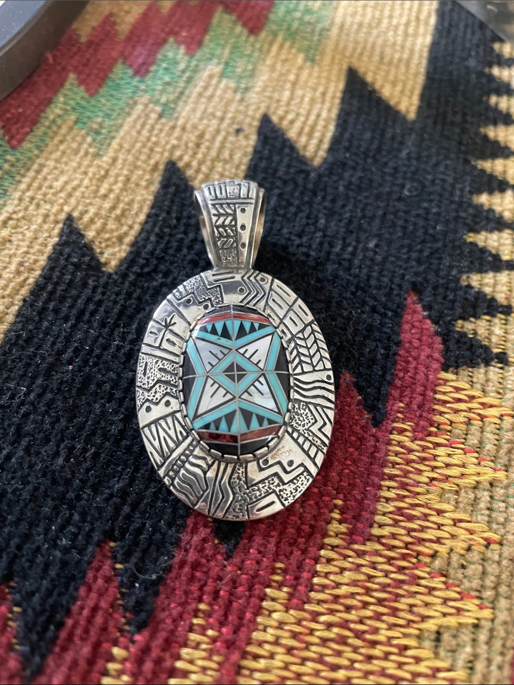 Roderick Tenorio Designed for Relios Co. Morning Star” SS gemstone pendant